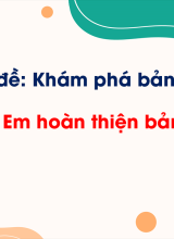 Bài 8 - Em hoàn thiện bản thân